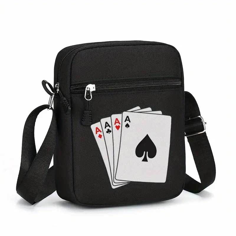 Travel Accessories - Ace of Spades Poker Canvas Shoulder