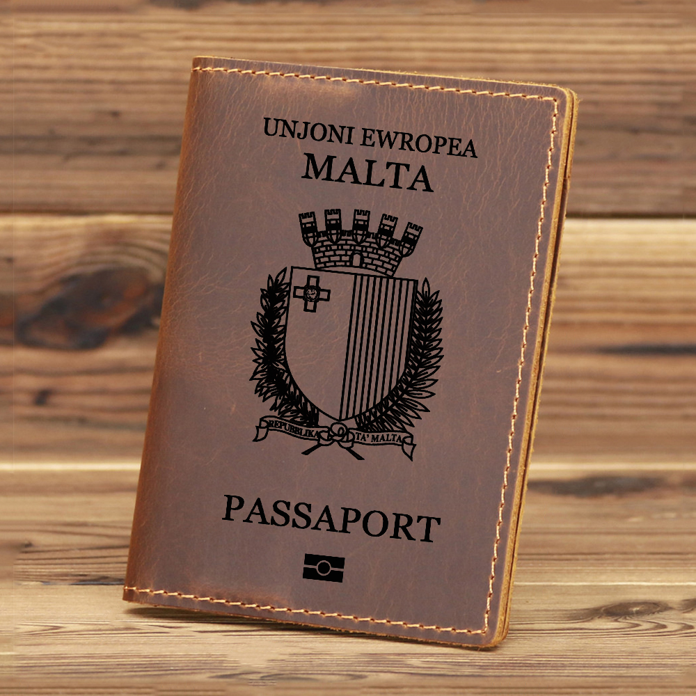 Travel Accessories Malta - 100% Genuine Leather Island Malta Country