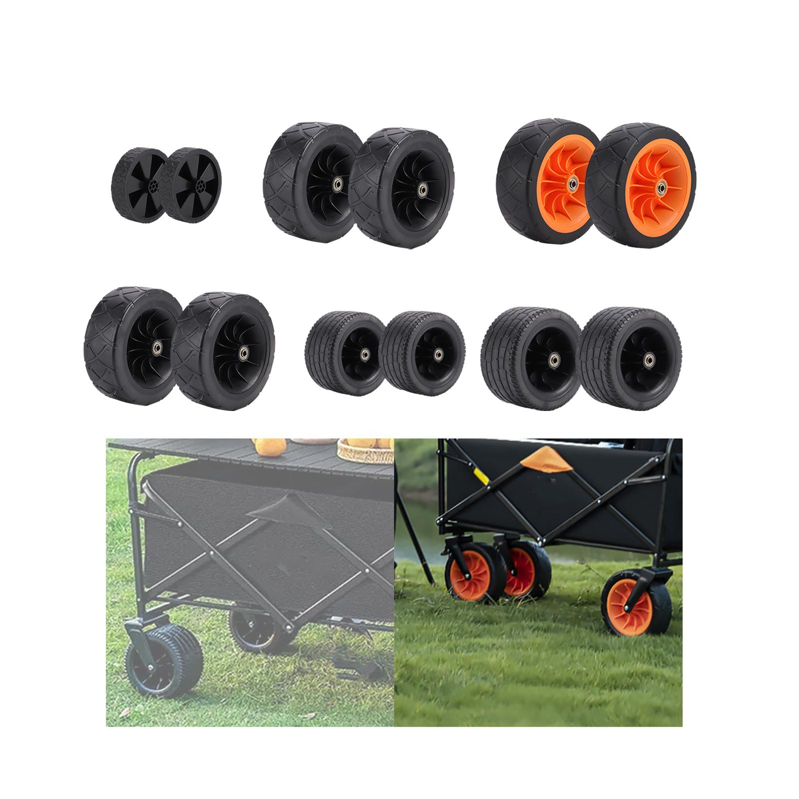 Luggage Wheel Replacement - 2 Pieces Shopping Cart Wheel Trolley