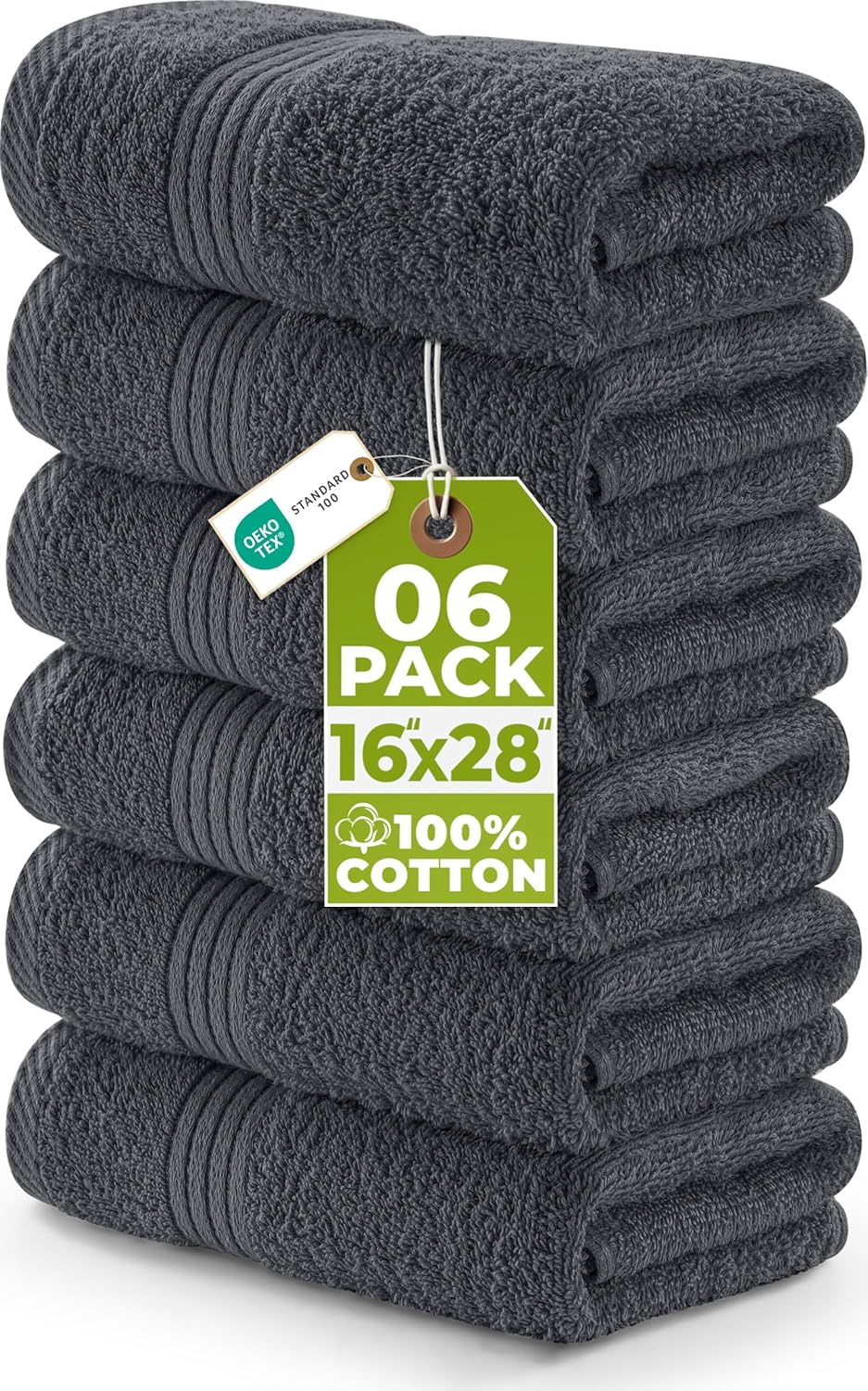 6 Piece Hand Towels Set 16x28  - Travel Towel Quick Dry reseña y precio
