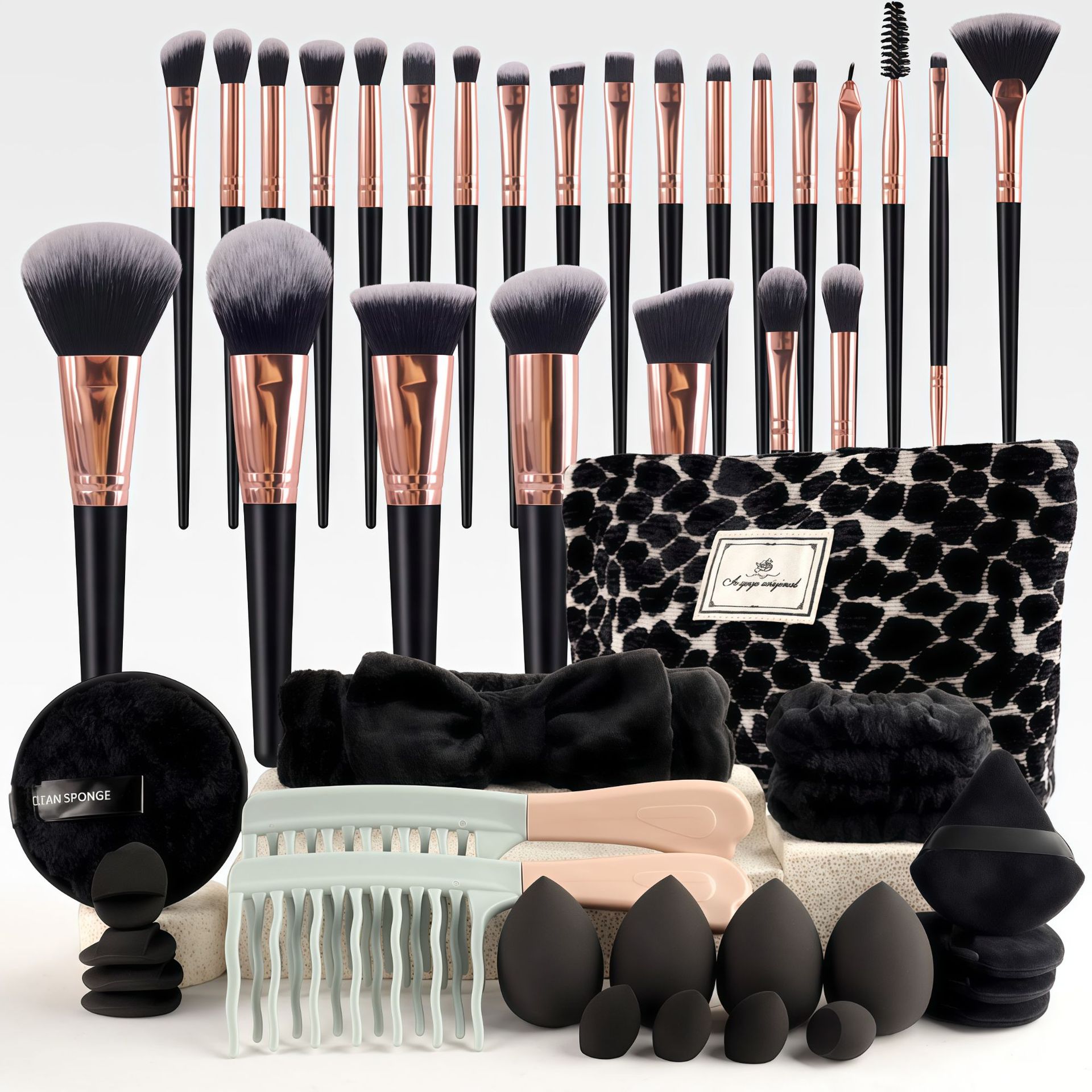 Makeup Brush Set Chic Fragranc - Travel Accessories Bag reseña y precio
