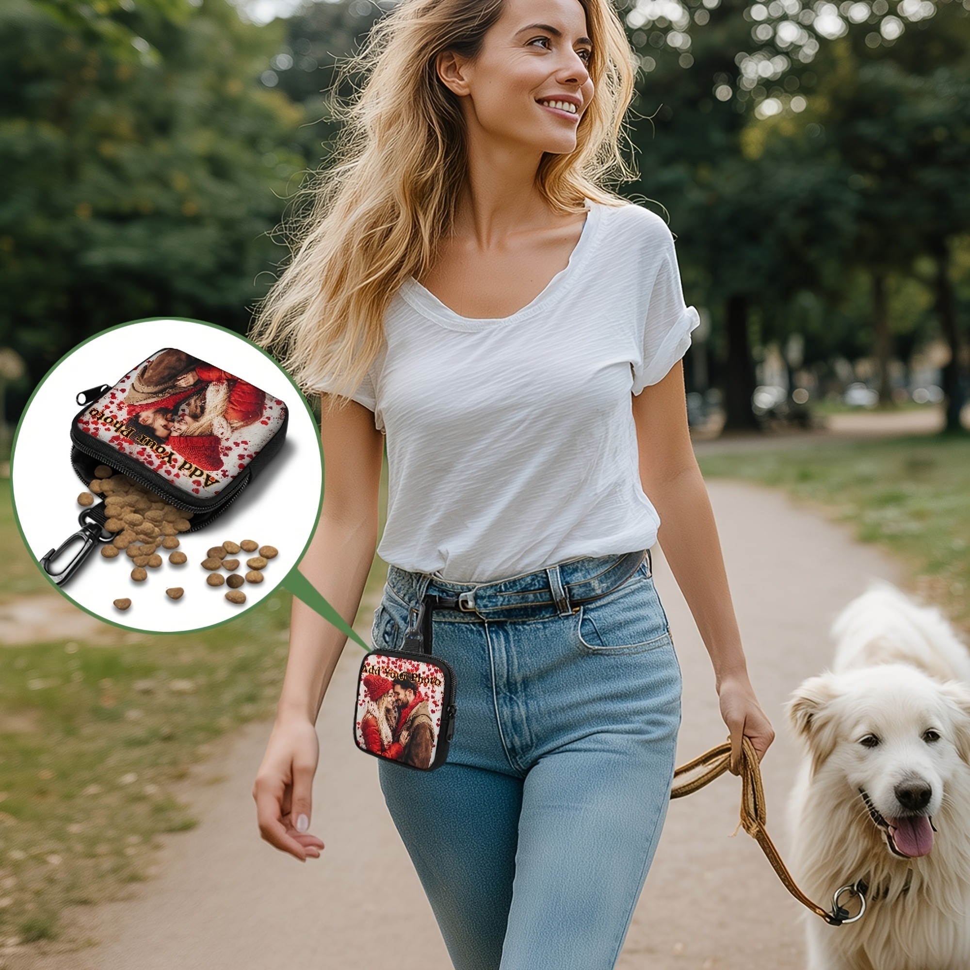 Custom Photo Coin Bag Mini Ear - Travel Accessories Pouch For Women reseña y precio