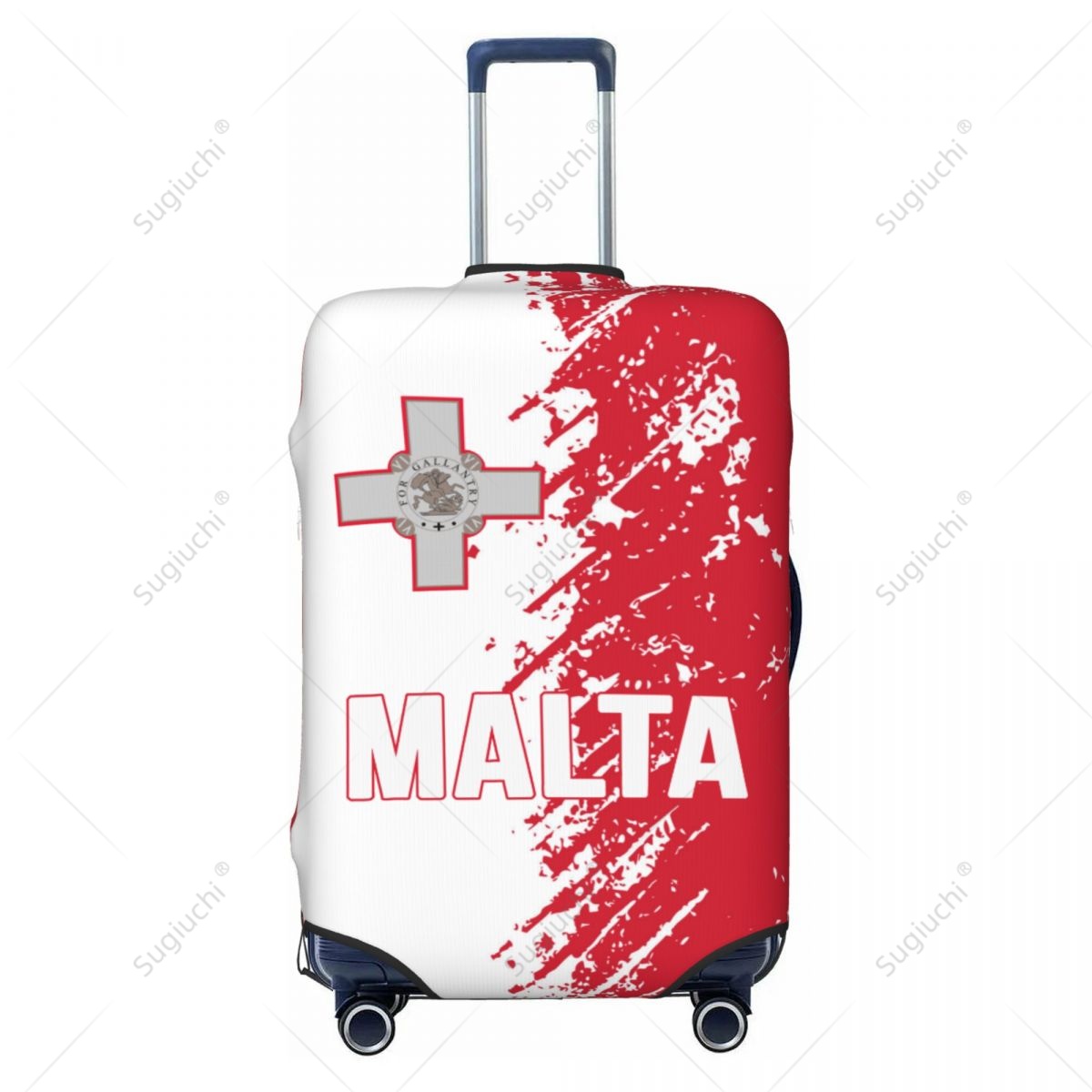 Malta Flag Luggage Cover Suitc - Travel Accessories Malta reseña y precio