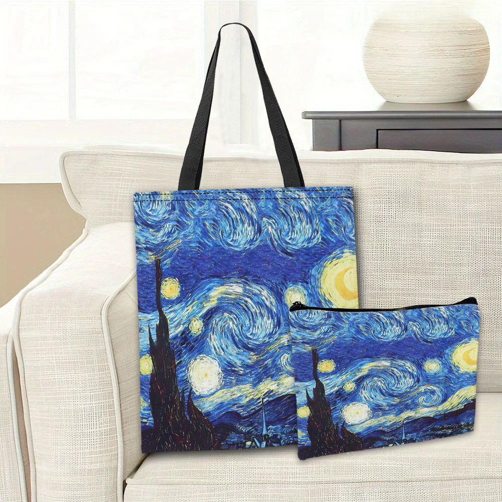 Van Gogh Series Tote Bag Cosme - Travel Accessories Bag reseña y precio