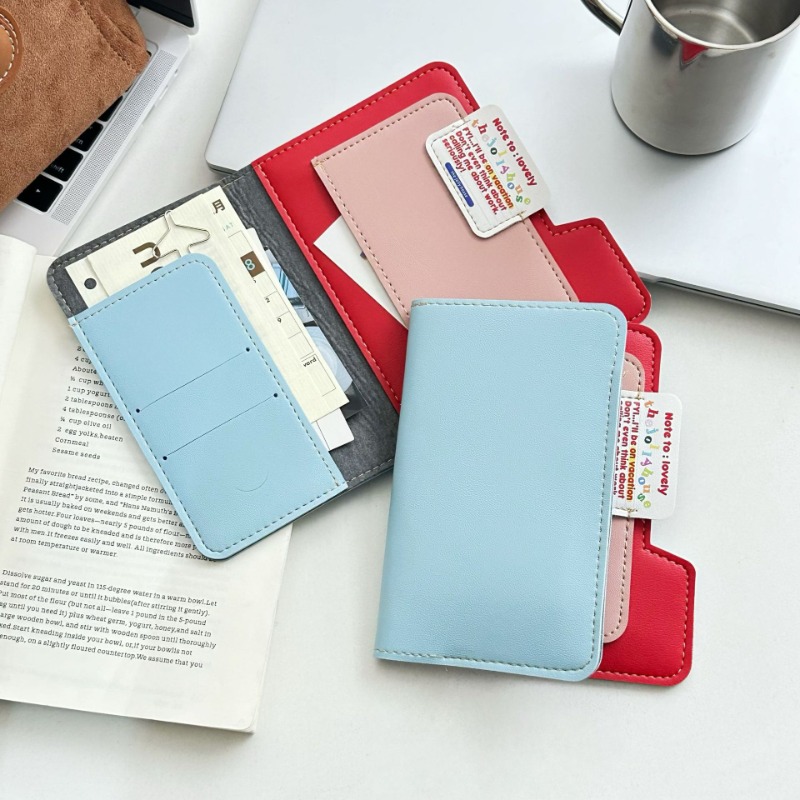 Ins Color Block Passport Holde - Travel Accessories Pouch For Women reseña y precio