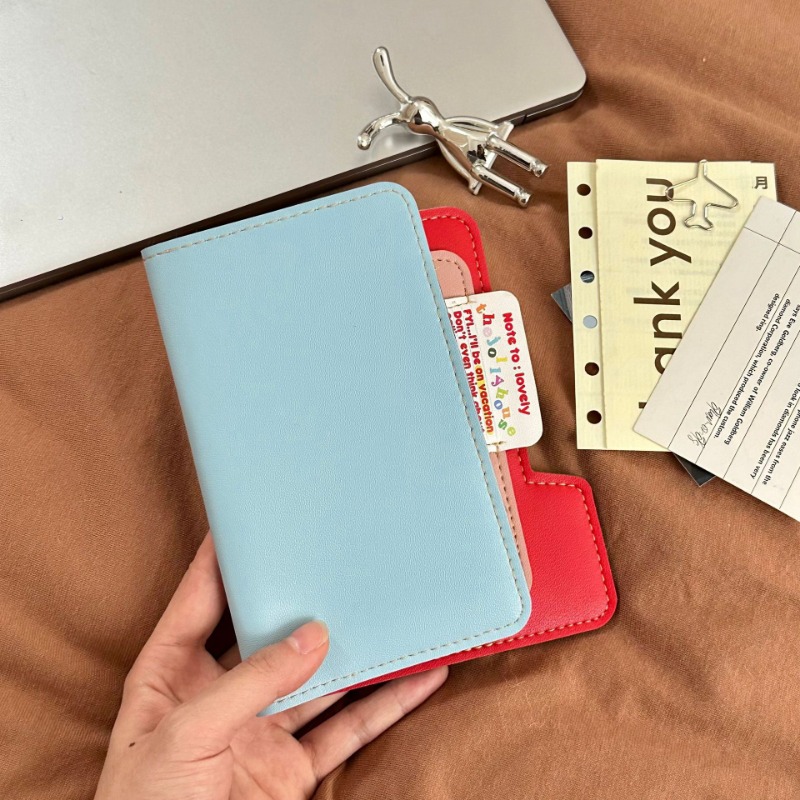 Ins Color Block Passport Holde - Travel Accessories Pouch For Women reseña y precio