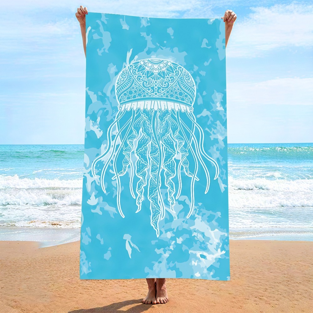 27.5x55inch Blue Ocean Jellyfi - Travel Towel Quick Dry reseña y precio