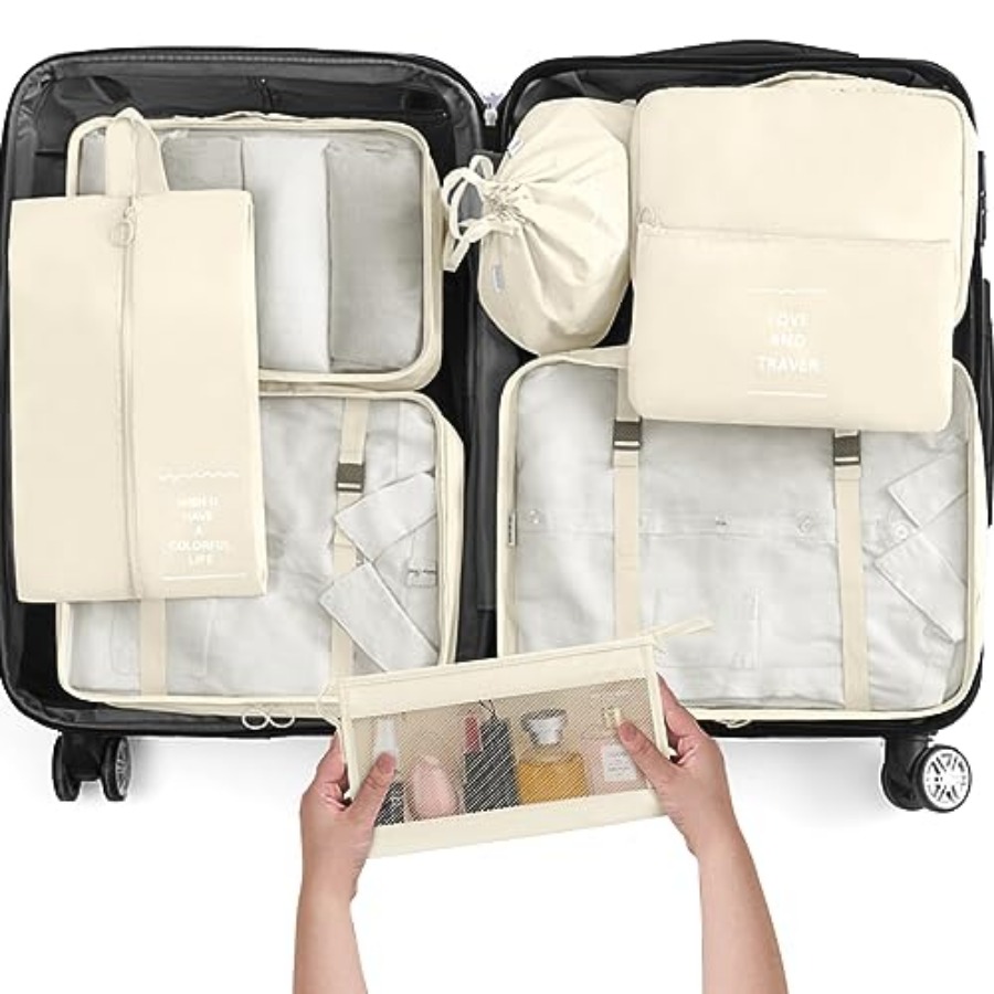 8 Set Packing Cubes for Travel - Travel Accessories Bag reseña y precio