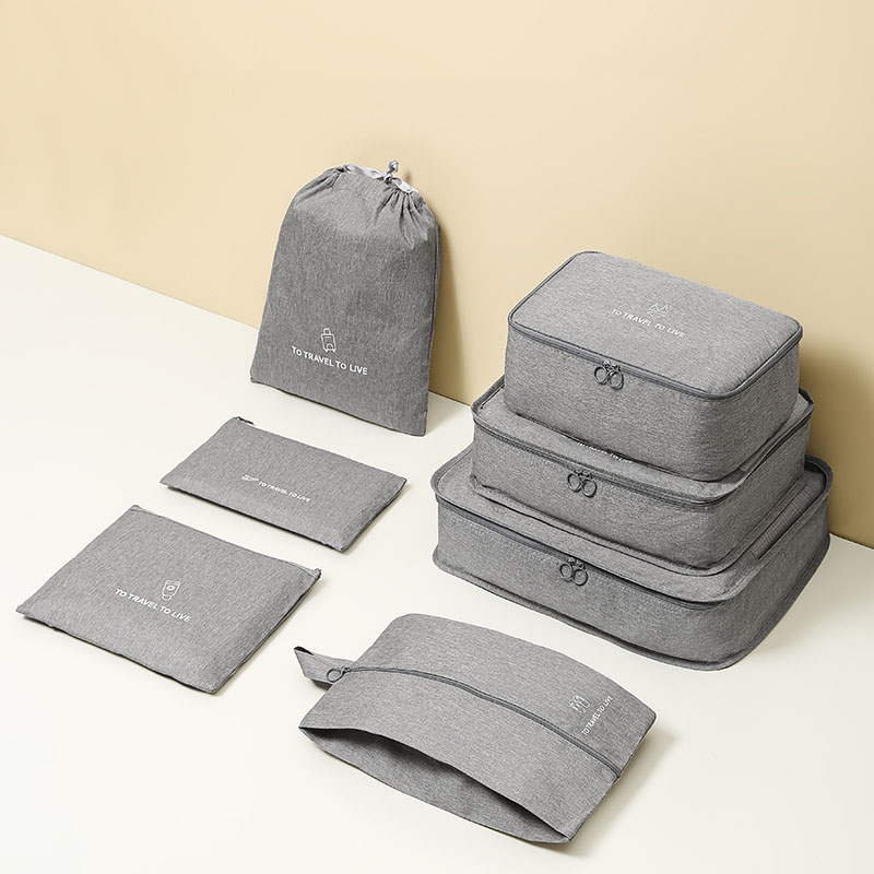 7 Piece Travel Packing Cubes S - Travel Accessories Pouch For Women reseña y precio