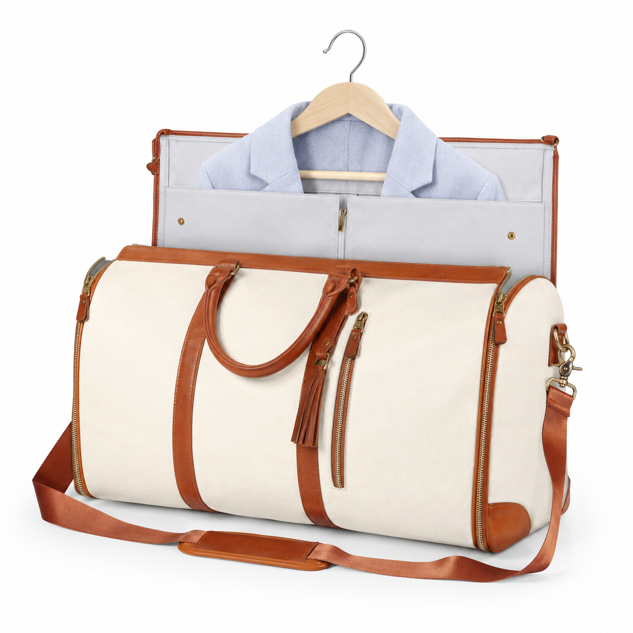 2 in 1 Convertible Garment Duf - Travel Accessories Bag For Men reseña y precio