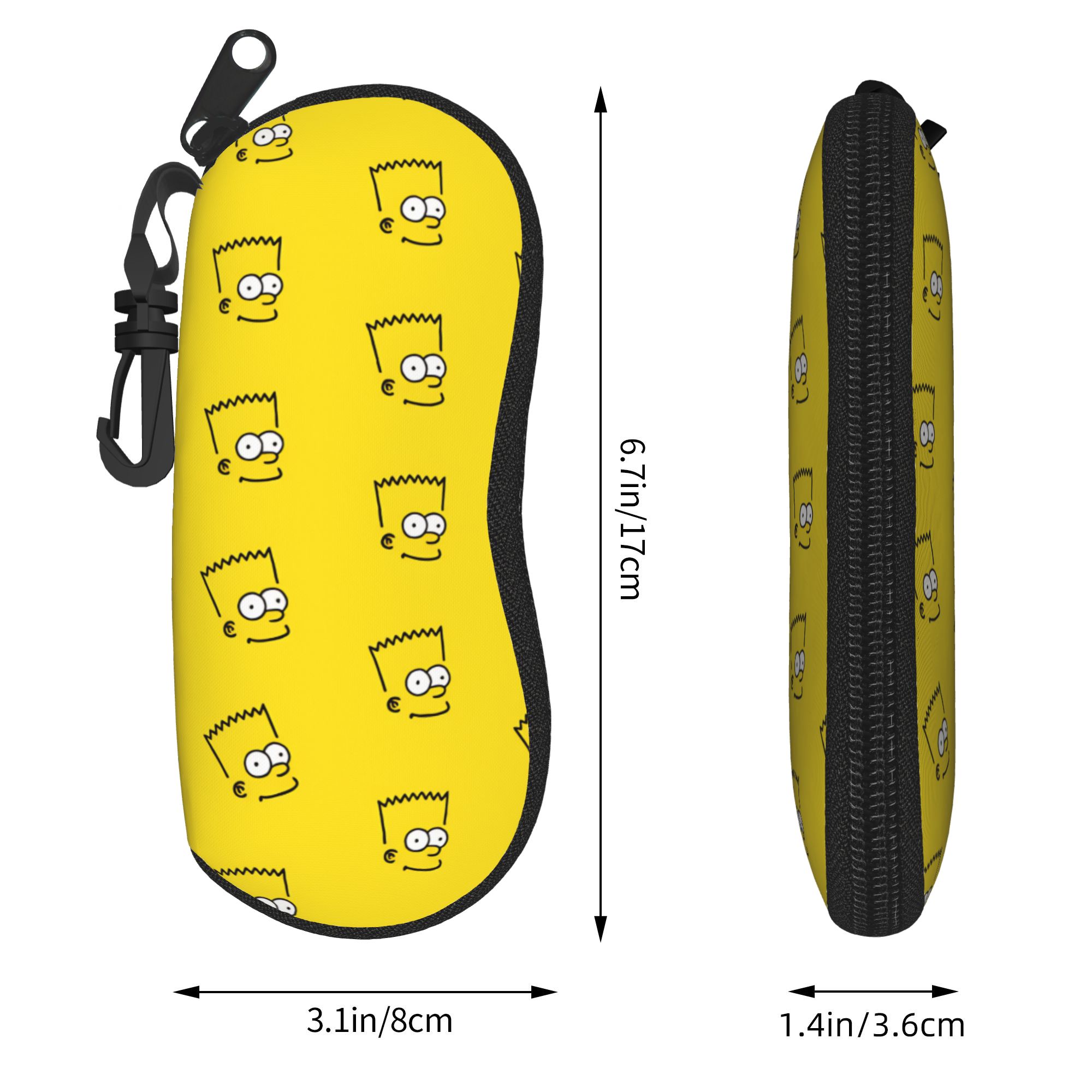 S-Simpsons Movies Glasses Case - Travel Accessories Pouch For Women reseña y precio