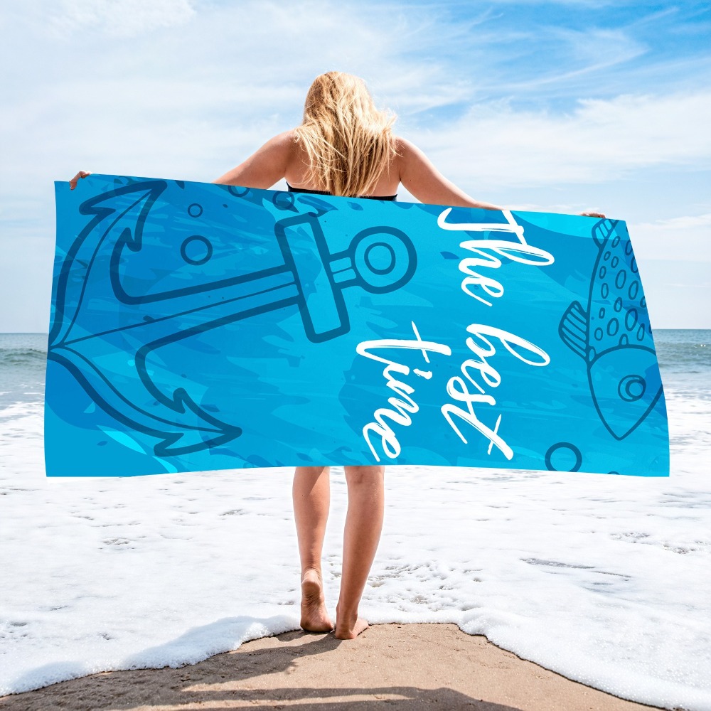 Anchor Beach Towel70x140CM Qui - Travel Towel Quick Dry reseña y precio