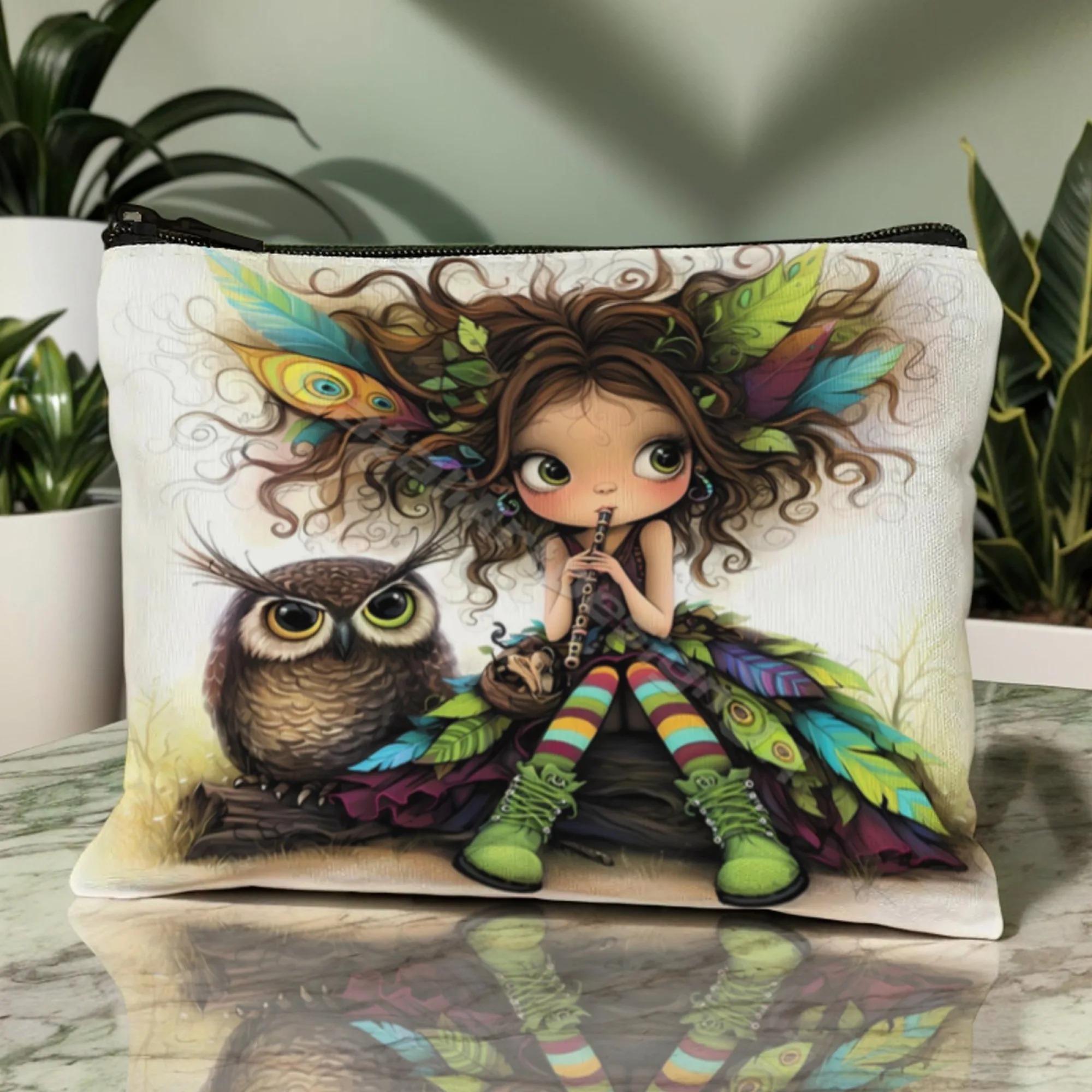 Cartoon Girl Makeup Bag Zipper - Travel Accessories Bag reseña y precio