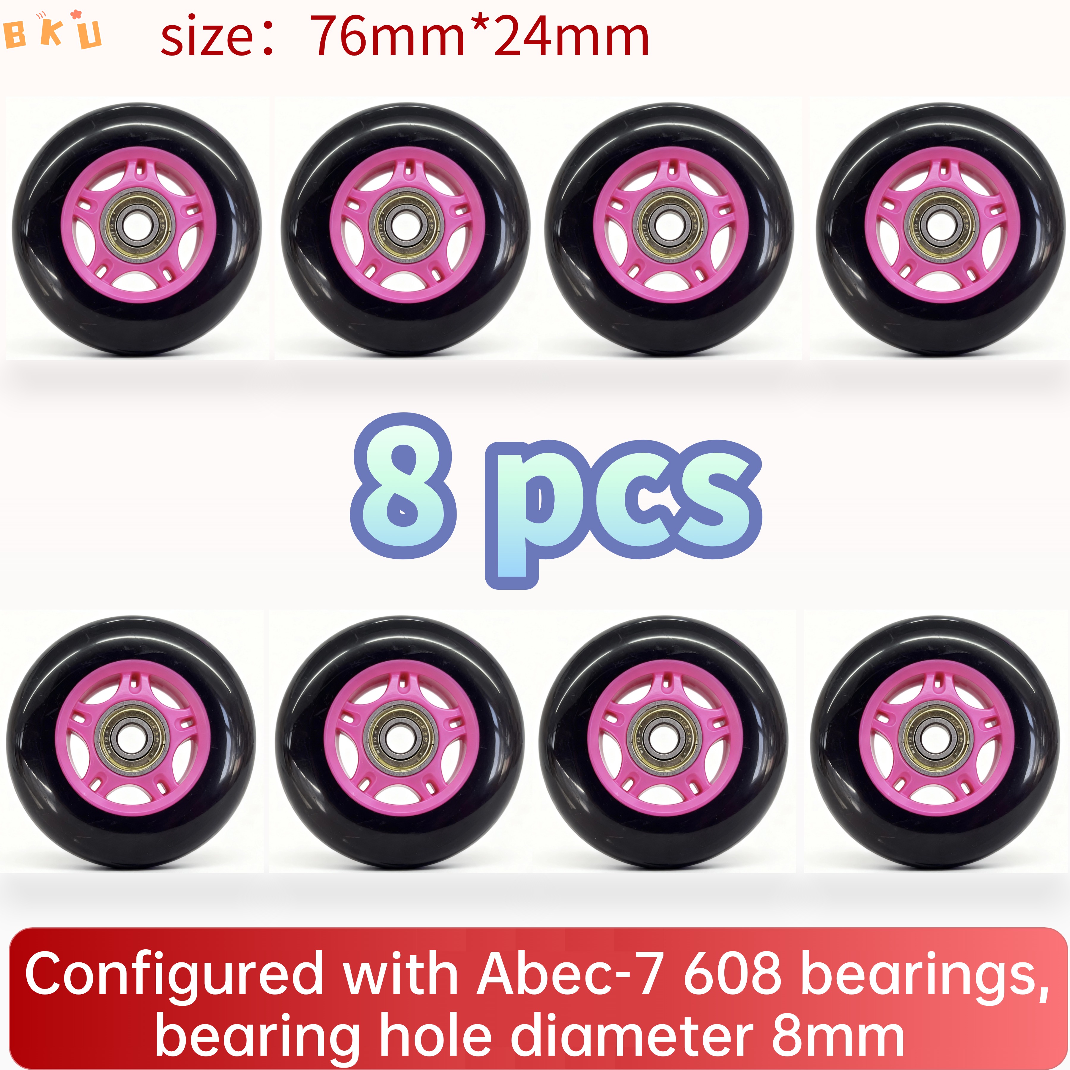 8-Piece PU Replacement Wheels  - Luggage Wheel Replacement reseña y precio