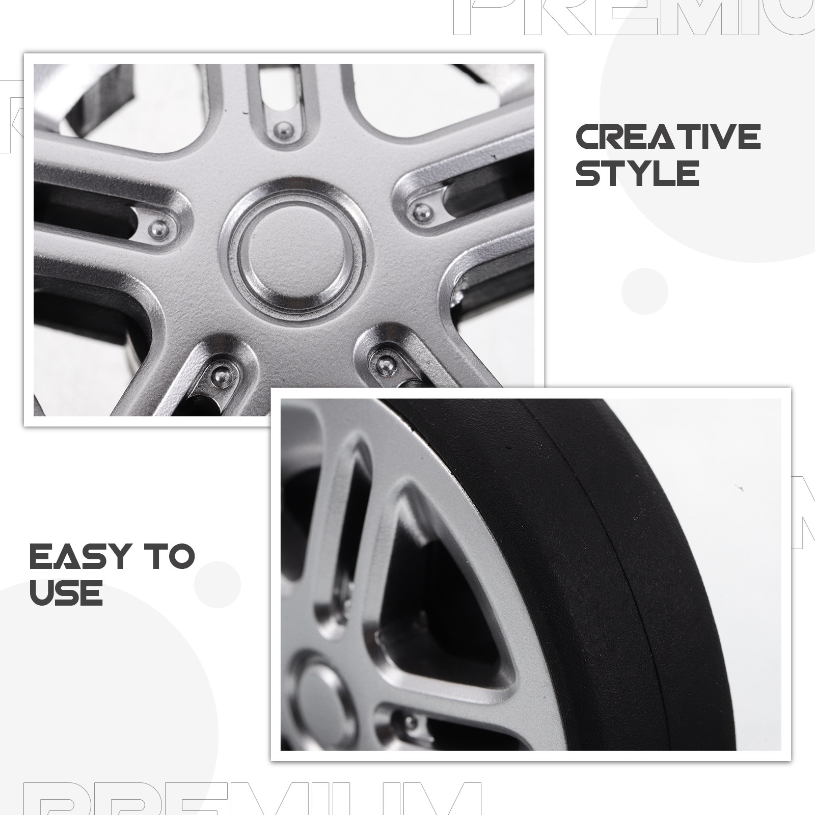 4Pcs Luggage Swivel Wheels Sta - Luggage Wheel Replacement reseña y precio
