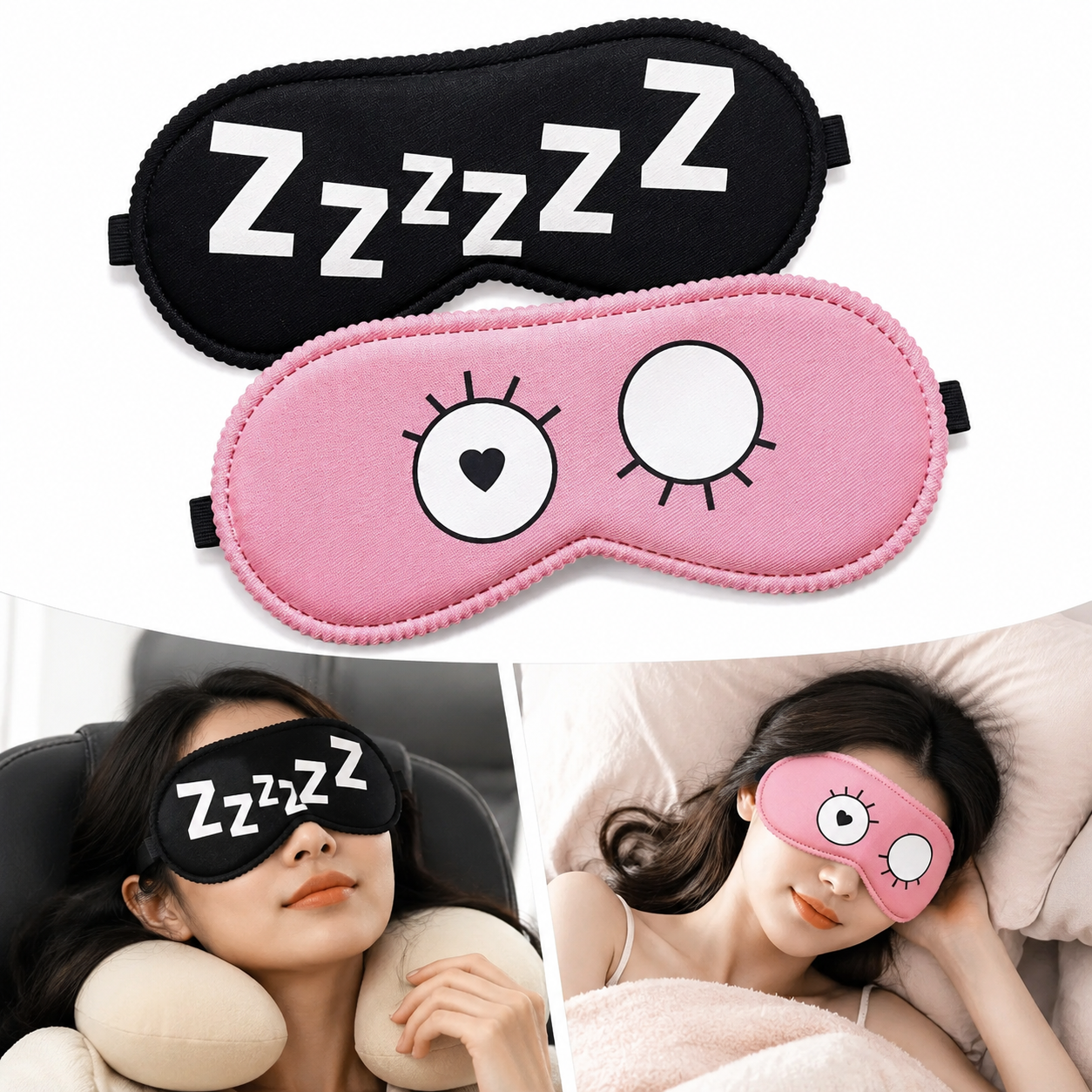 Cartoon Eye Mask. Students Wea - Travel Accessories reseña y precio