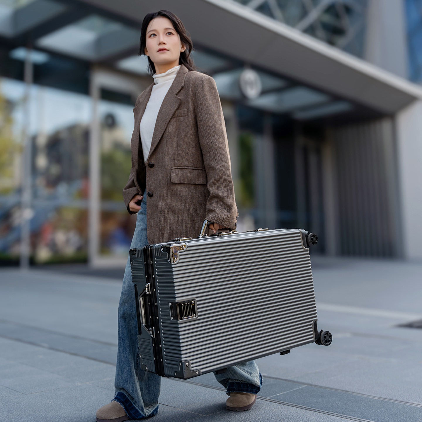 【drop deal】aluminum frame suit - Luggage Wheel Replacement reseña y precio