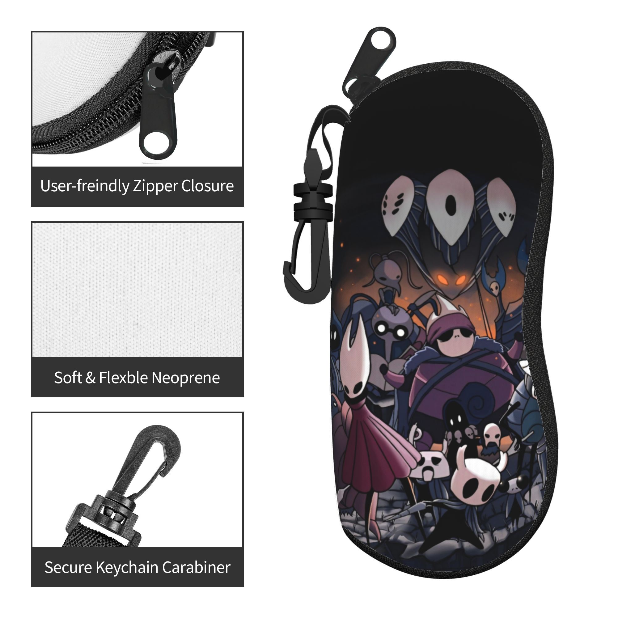 Hollow Knight Glasses Case Cov - Travel Accessories Pouch For Women reseña y precio