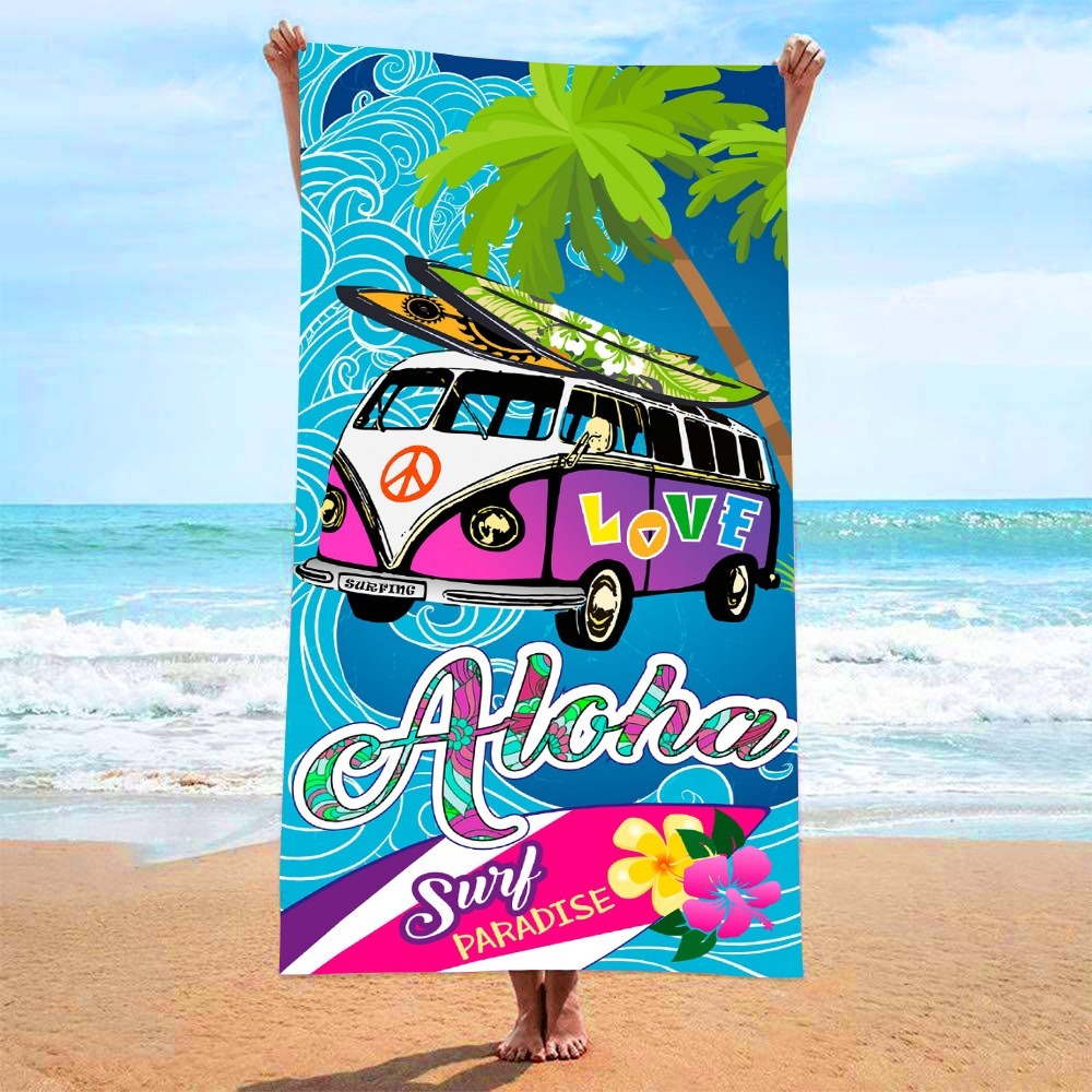 Leopard Print Bath Towel 70x14 - Travel Towel Quick Dry reseña y precio
