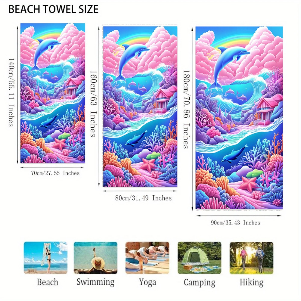 Leopard Print Bath Towel 70x14 - Travel Towel Quick Dry reseña y precio