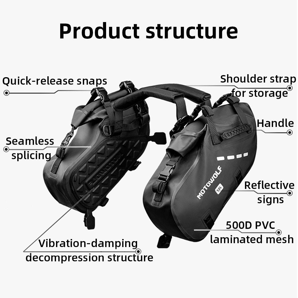 Waterproof Motorcycle Saddle B - Travel Accessories New reseña y precio