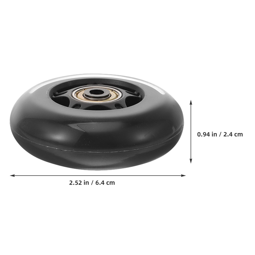 4Pcs Silent Single 2.5 Inch PU - Luggage Wheel Replacement reseña y precio