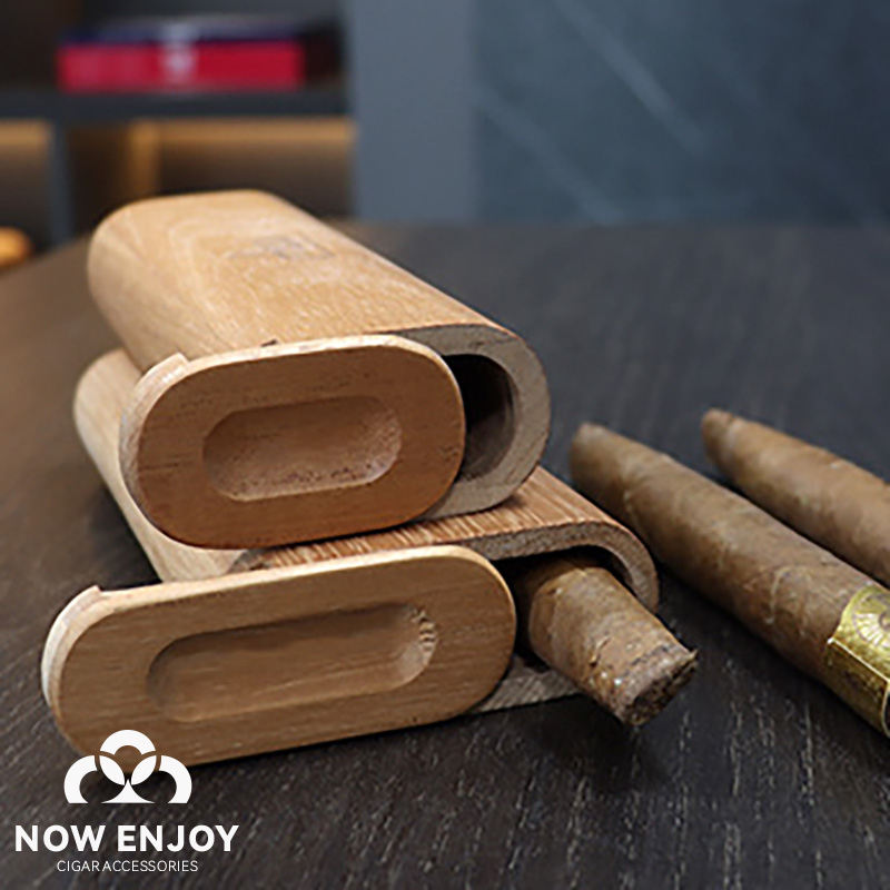 Portable Cigar Case Natural Ce - Travel Accessories reseña y precio