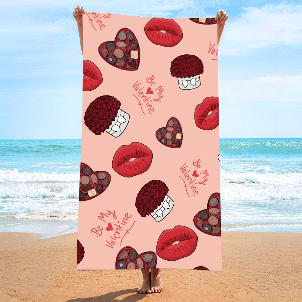 Heart Symbol Bath Towel 27x55i - Travel Towel Quick Dry reseña y precio