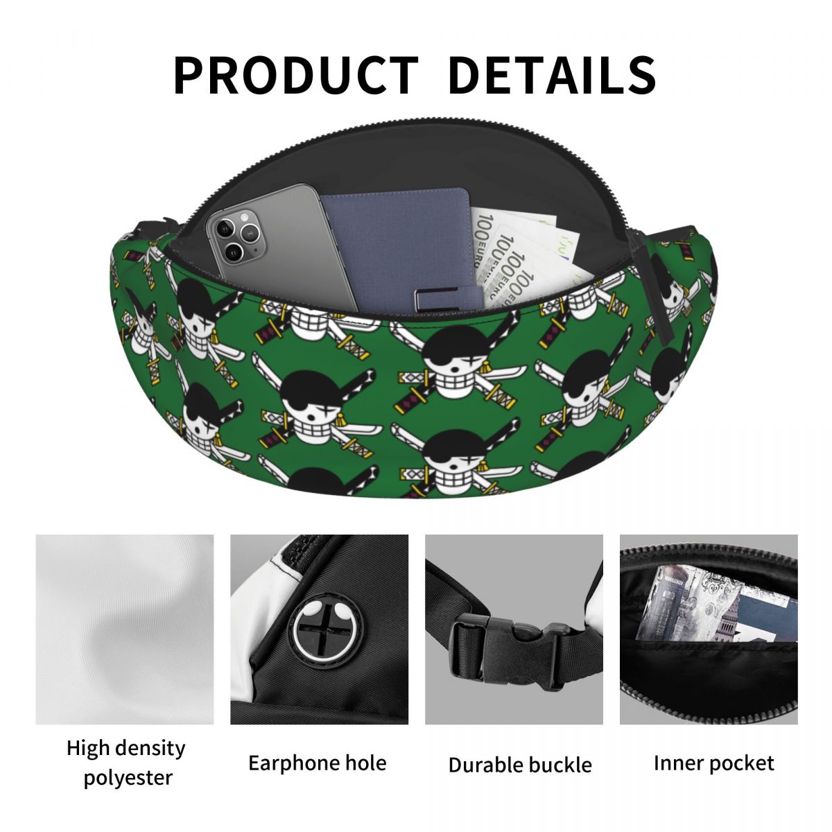 Custom Classic Anime Z-Zoroes  - Travel Accessories Bag For Men reseña y precio