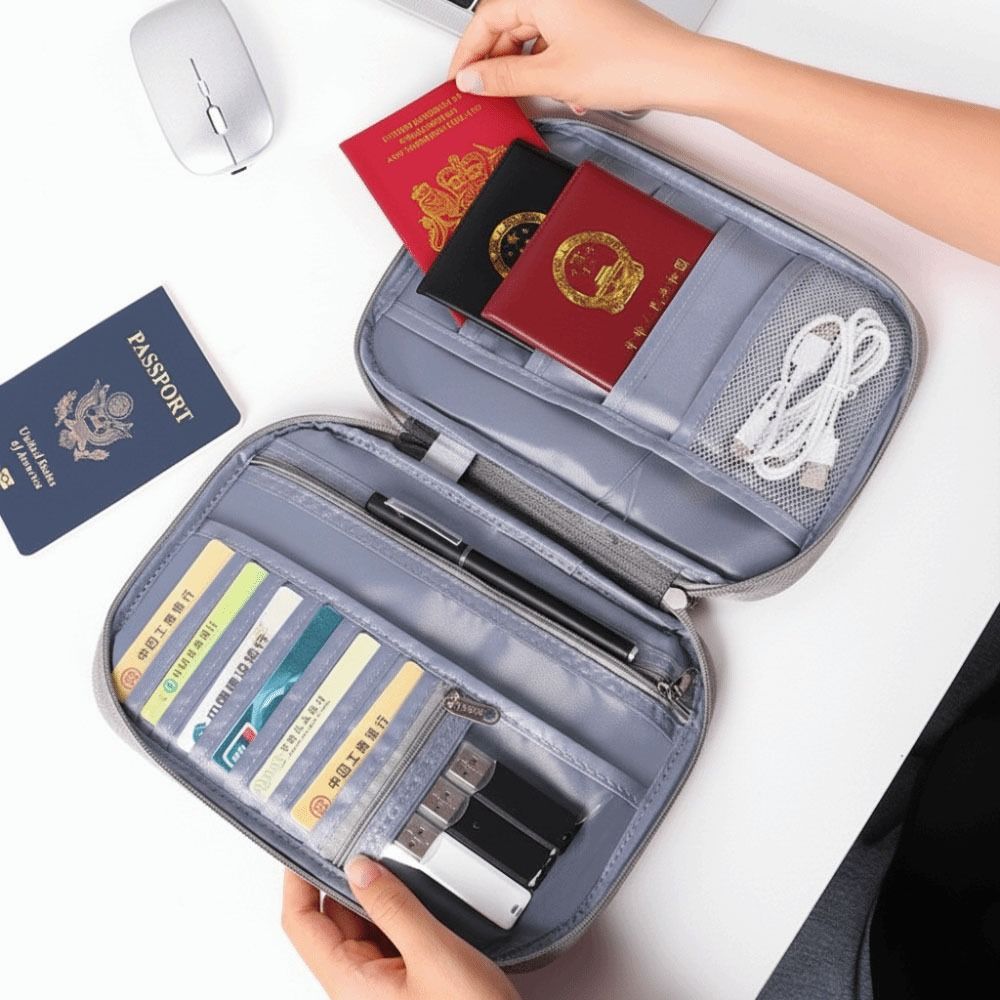 Creative Solid Color Passport  - Travel Accessories Bag For Men reseña y precio