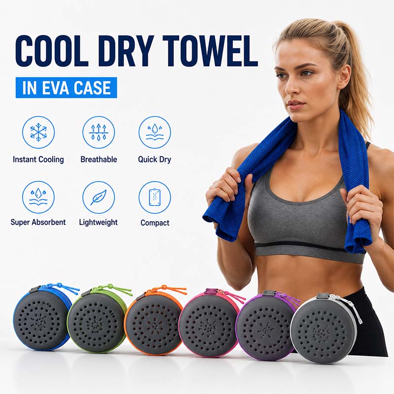 Portable Cooling Sports Towel  - Travel Towel Quick Dry reseña y precio
