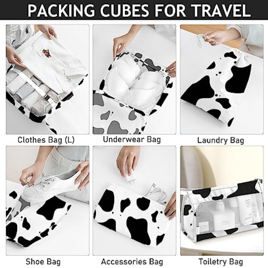 8 Set Packing Cubes for Travel - Travel Accessories Bag reseña y precio
