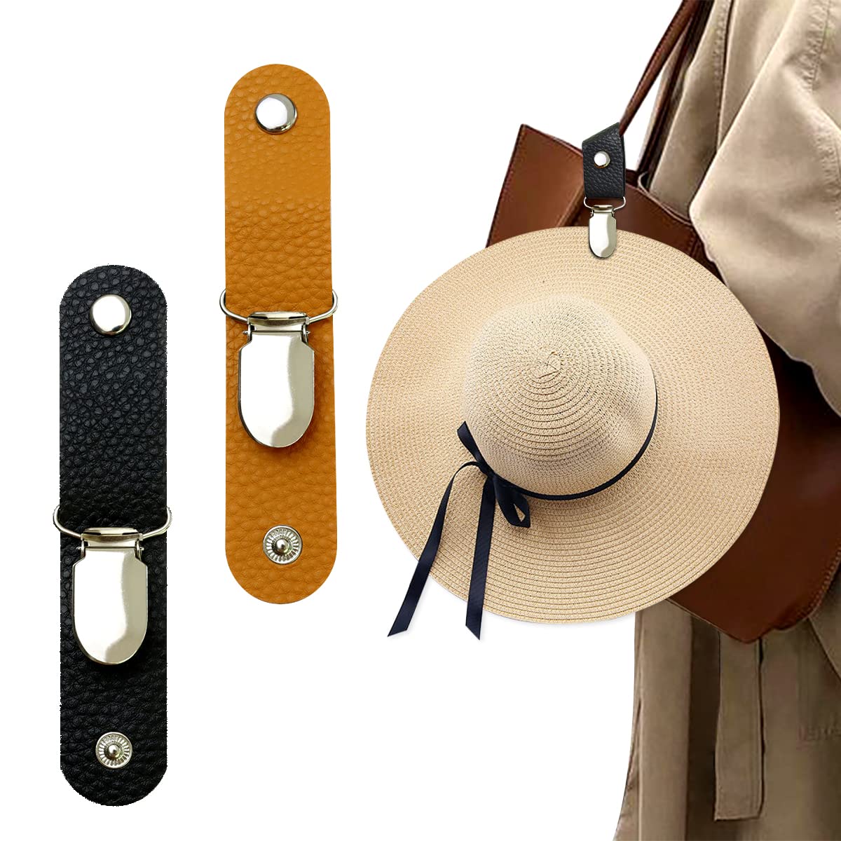 PU Leather Hat Clip for Travel - Travel Accessories Bag For Men reseña y precio