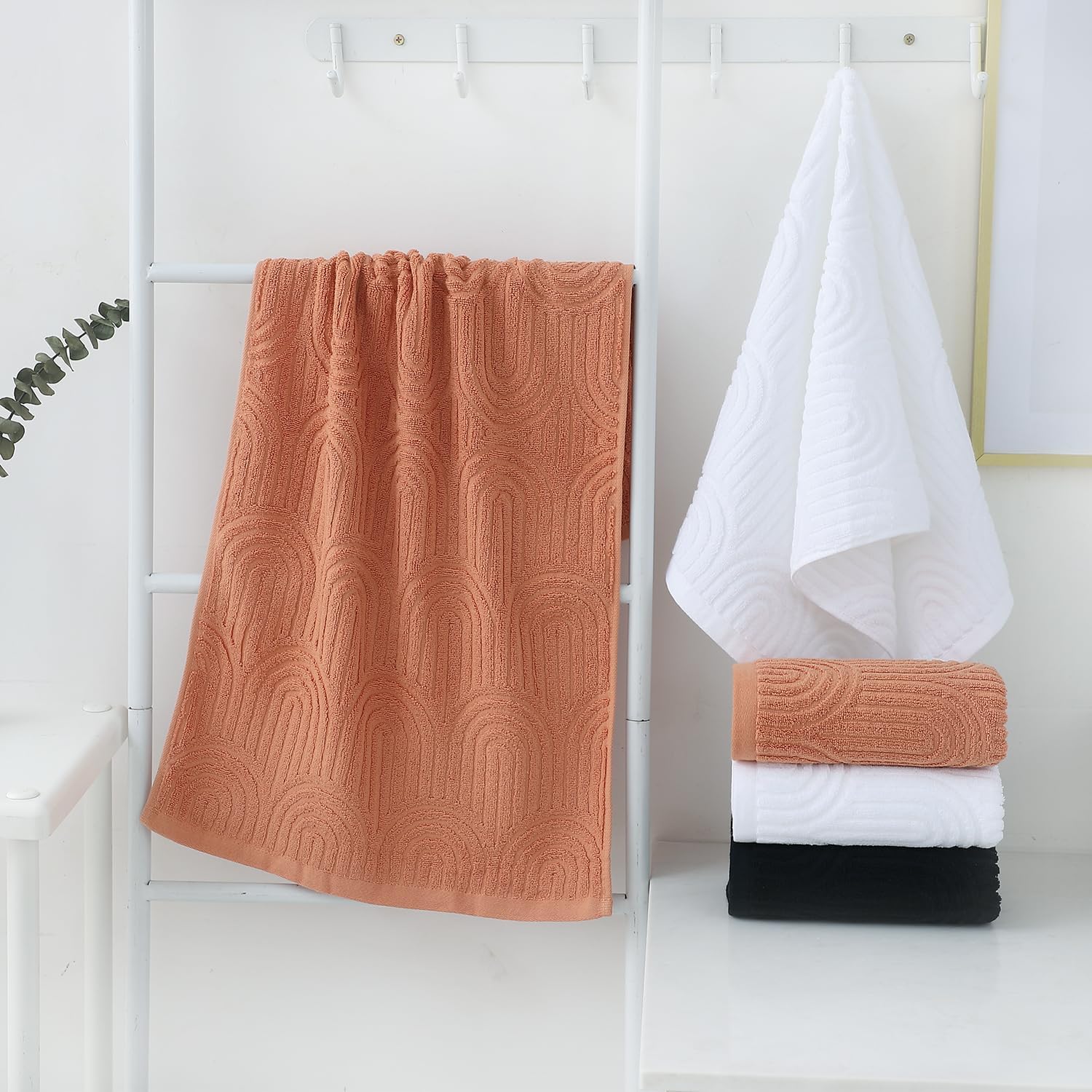2 Pack Striped Cotton Bath Tow - Travel Towel Quick Dry reseña y precio