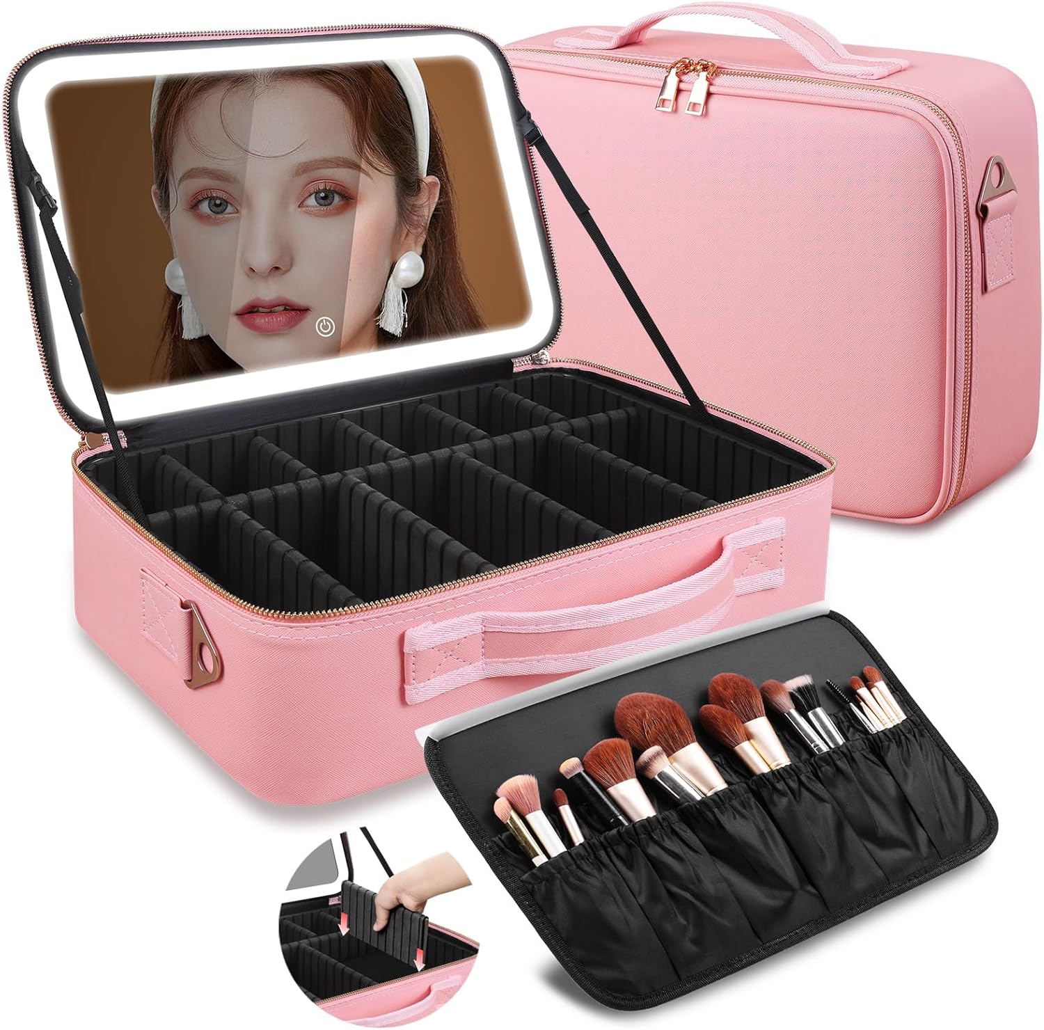 Large Capacity Makeup Bag 15'' - Travel Accessories Bag reseña y precio