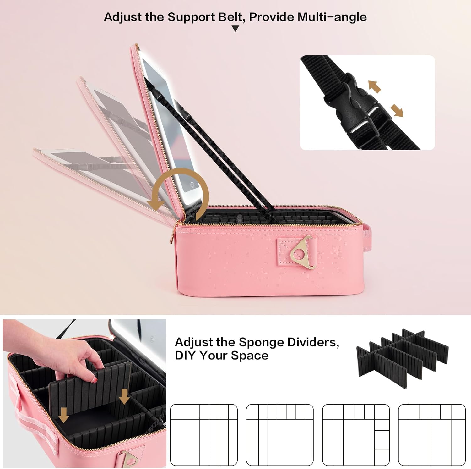 Large Capacity Makeup Bag 15'' - Travel Accessories Bag reseña y precio